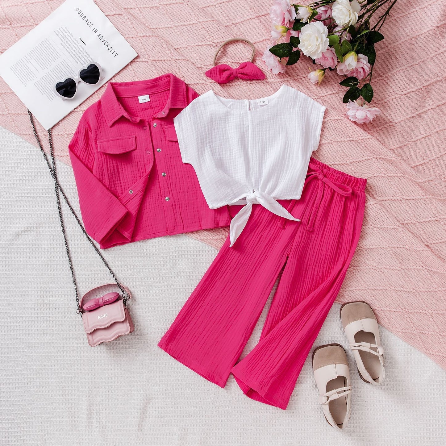 Long sleeved jacket, long pants, multiple sets