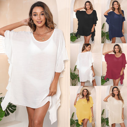 Women's Dress Simple Loose Beach Bikini Cover-up