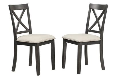 Orisfur 5 Pieces Dining Table and Chairs Set for 4 Persons Kitchen Room Solid Wood Table with 4 Chairs