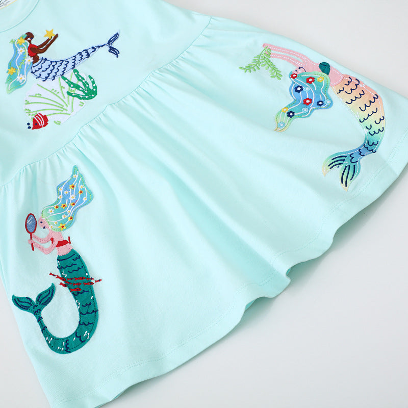 Cute Summer Dress for Girls Casual Children's Clothing