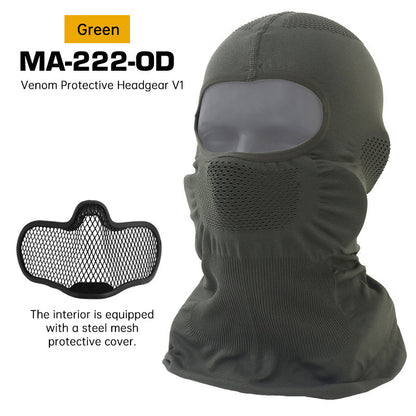 Venom V1 Balaclava, Breathable UV Protection Riding Face Mask for Motorcycle & Cycling