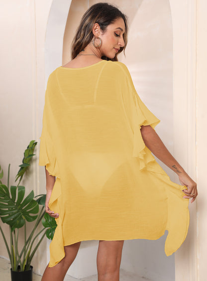 Women's Dress Simple Loose Beach Bikini Cover-up