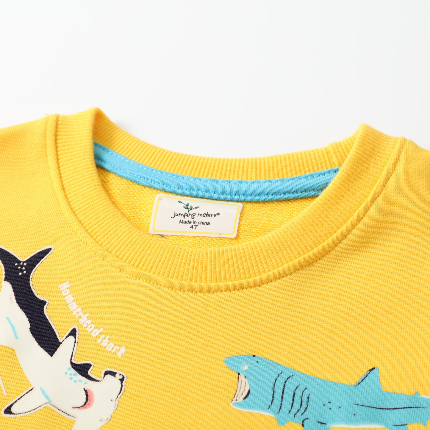 Kids Glow-in-the-Dark Shark Party Print Hoodie Round Neck, Autumn Outerwear for Boys