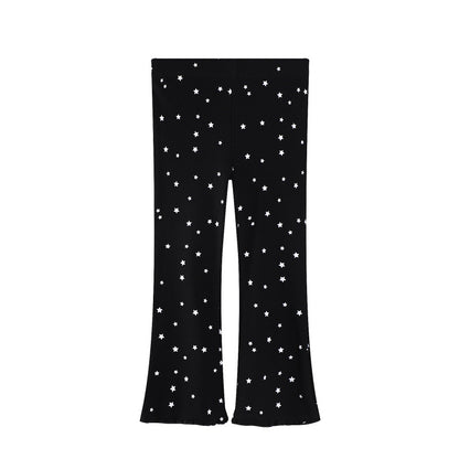 Children's Clothing Factory Girls Fashion Wide-leg Leggings