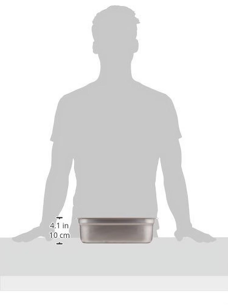 SPJL-204 Anti-Jamming Steam Pan, Half-Size X 4-Inch, Standard Weight