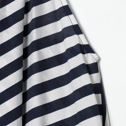 Lace up design A-line dress