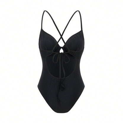Strapless One-Piece Swimsuit for Women, Sexy and Seductive Beach Bikini, Hot Spring Swimwear