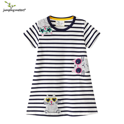 Style Embroidered Children's Dress for Girls, Kids Dress with Floral Embroidery, Casual Fashion Dress for Toddlers