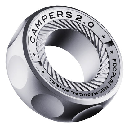 Stainless Steel Ratchet Segment Ring Blind Box Stress Relief Fidget Toy Finger Spinner Mechanical Slide EDC Twister