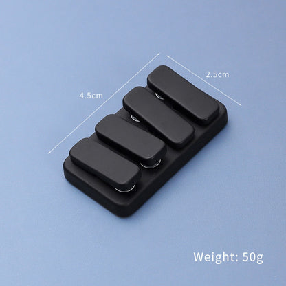 Magnetic Mini Seesaw Fidget Toy Zinc Alloy Piano Push Button Coin Slide Stress Relief Hand Spinner