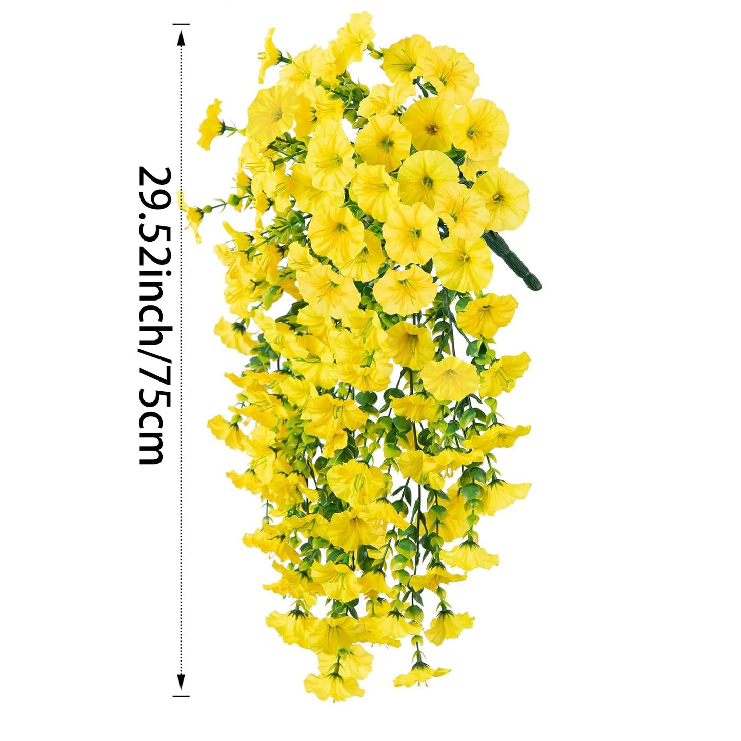 Faux Trumpet Vine Hanging Flower Decor for Garden, and Home Decoration
