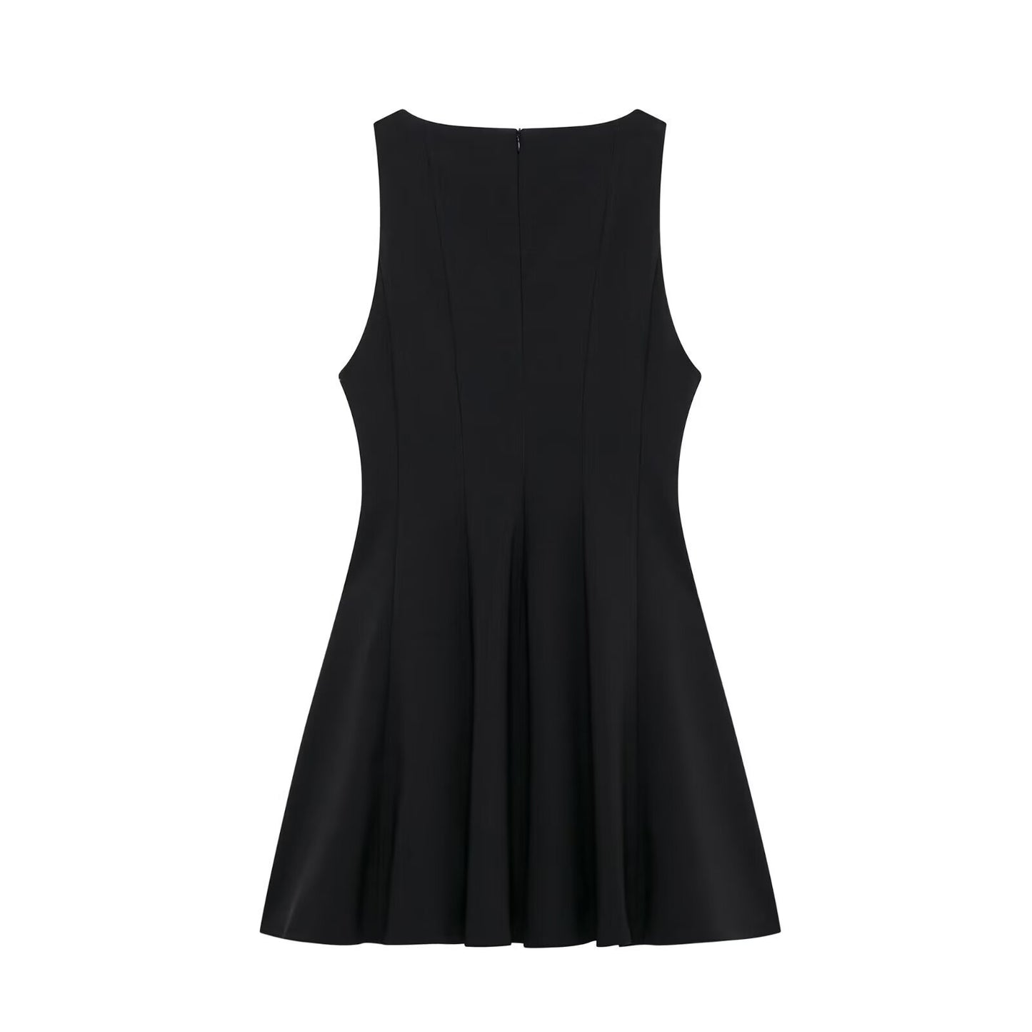 Pure Desire Wind Wide Swing Short Sleeveless Dress