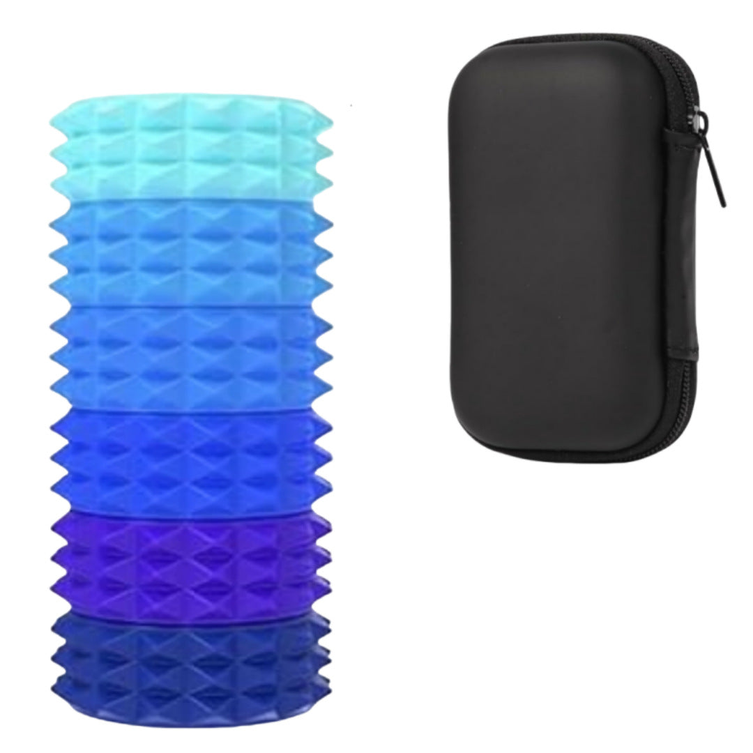 Fidget Toys Silicone Stress Relief Roller Wheel Finger Magnetic Ball Puzzle Toy