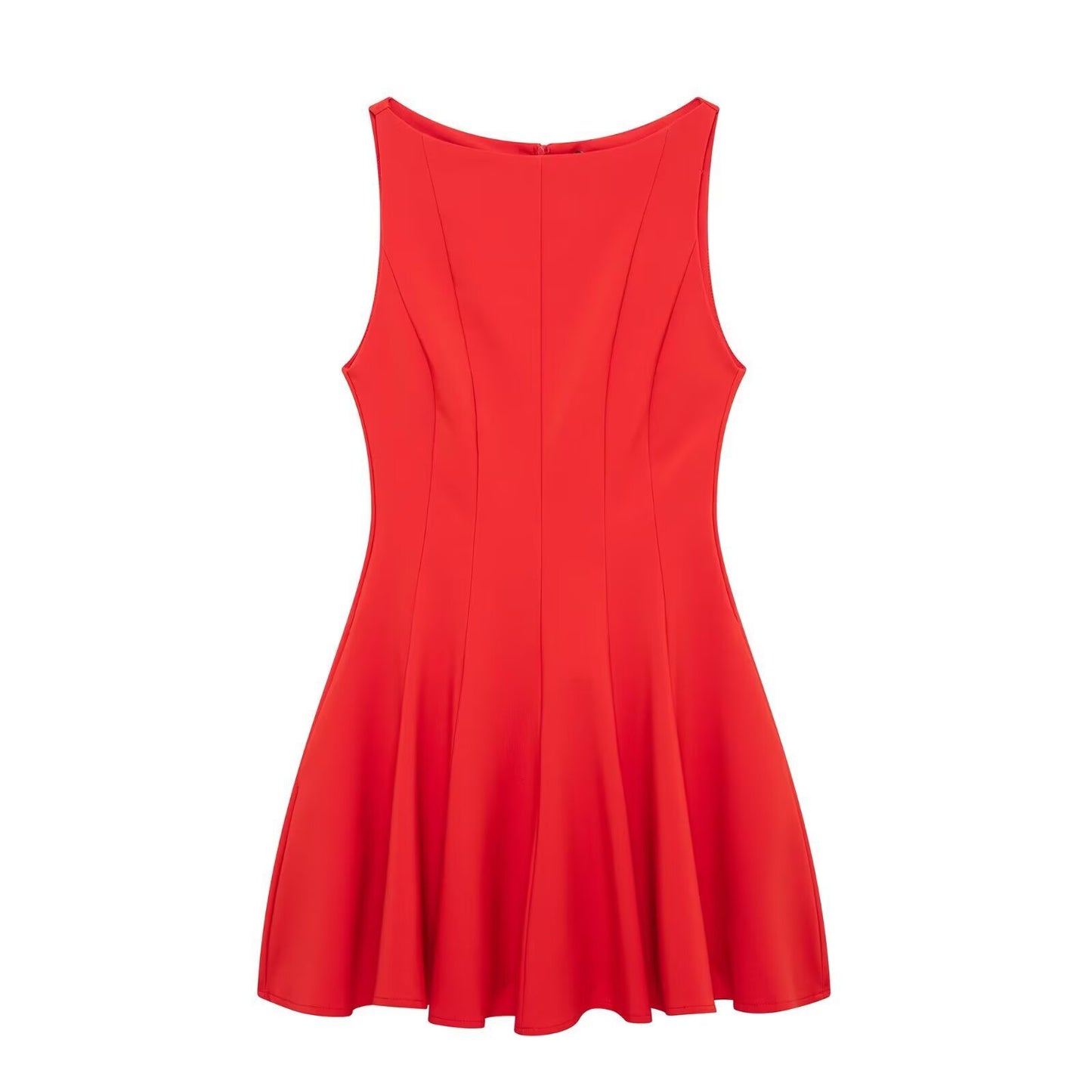 Pure Desire Wind Wide Swing Short Sleeveless Dress