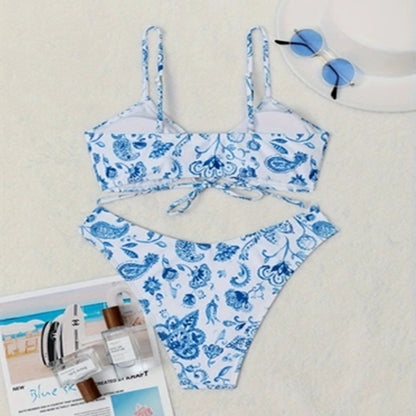 Tie Bikini Swimsuit Beach Two-Piece for Women