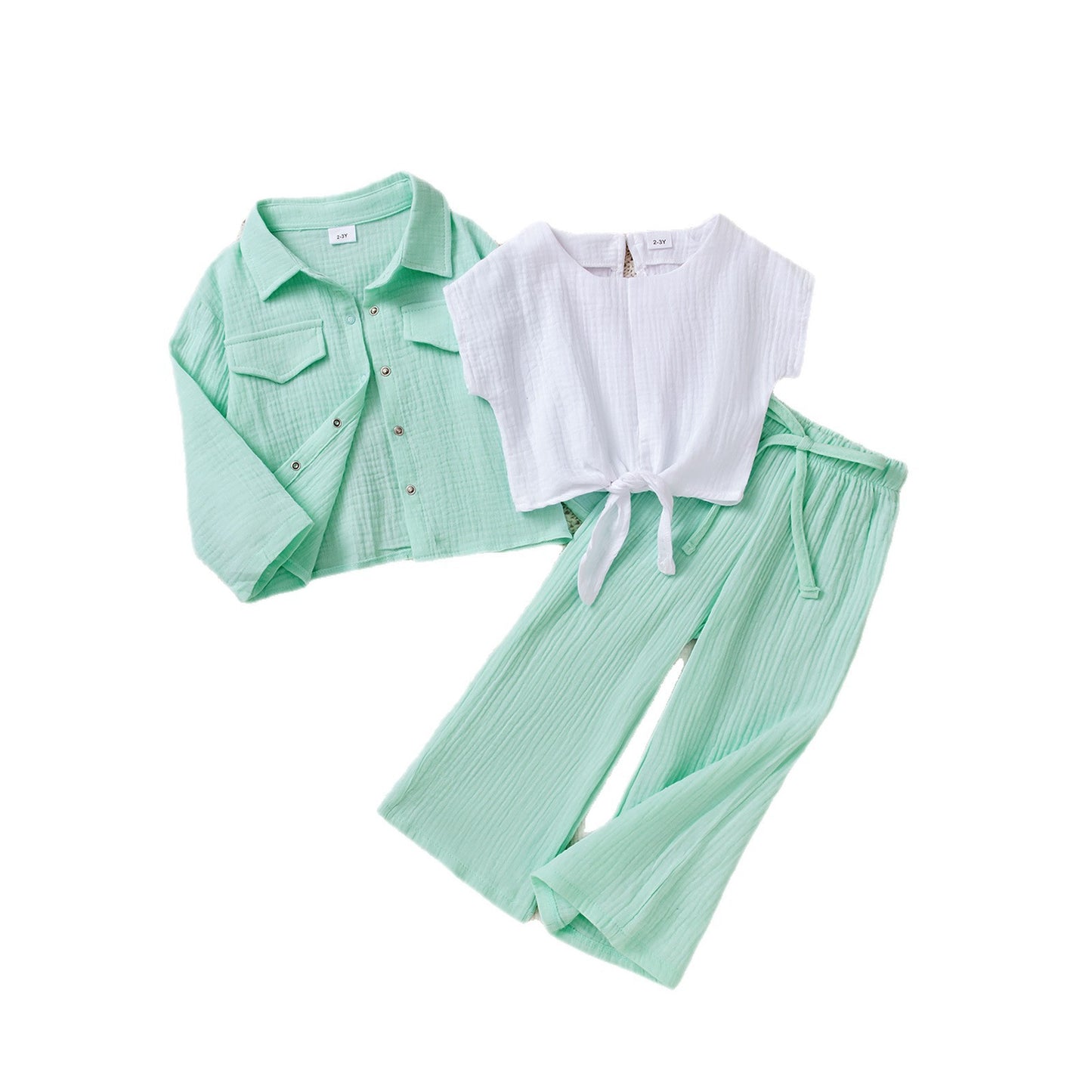 Long sleeved jacket, long pants, multiple sets