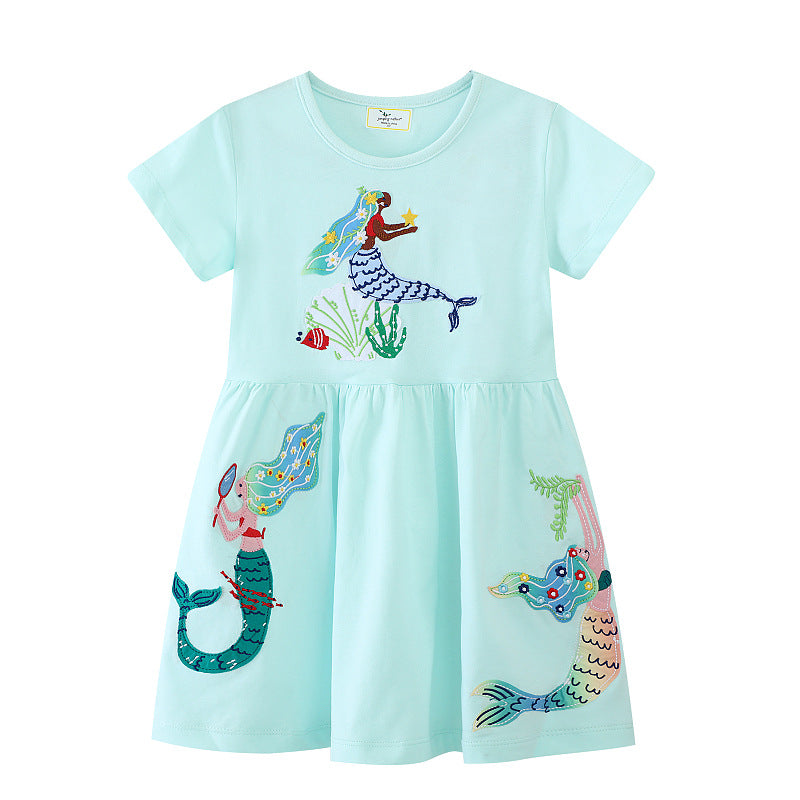 Cute Summer Dress for Girls Casual Children's Clothing