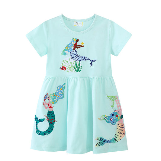 Cute Summer Dress for Girls Casual Children's Clothing