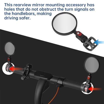 Electric Scooter Rearview Mirror for Ninebot MAX G3/G2/G30/ZT3/GT3/F3/E2/F2Pro/F2Plus/C2Pro/E8/F40/P100 Models