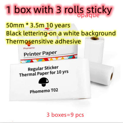 Portable Mini Thermal Label Printer Home Photo Printer Student Wrong Question Printer Bluetooth-Compatible Mini Label Printer Price Tag
